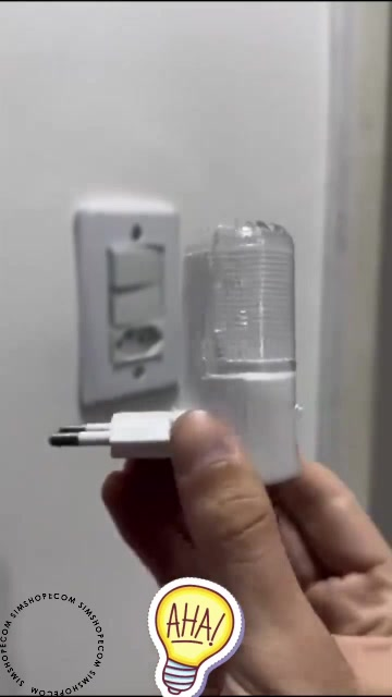 Luminária 1 2 3 ou 4 Unidades Abajur Luz Noturno Led Tomada Bivolt