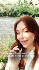 Microfone De Lapela Com Cancelamento De Ruído Magnético Sem Fio Para iPhone Android Type-c Gravação De Vídeo/TikTok/Vlog
