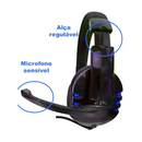 Headset Fone Gamer de ouvido com microfone Para PC Computador Celular, Headphone