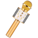 WS-858 - Microfone Infantil de Karaoke Microfone de Brinquedo Sem Fio Bluetooth