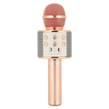 WS-858 - Microfone Infantil de Karaoke Microfone de Brinquedo Sem Fio Bluetooth