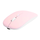 Mouse sem fio dual band receptor nano 2,4ghz / Bluetooth RGB recarregável MS-S350L