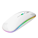 Mouse sem fio dual band receptor nano 2,4ghz / Bluetooth RGB recarregável MS-S350L