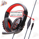 Headset Fone Gamer de ouvido com microfone Para PC Computador Celular, Headphone