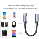 Cabo Adaptador Tipo C Usb-c Para Fone Ouvido P2 P3 3.5mm compativel com Samsung Xiaomi