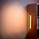 Kit 20cm-60cm Smart Luminária Inteligente Led Barra Difusa Recarregável USB Sensor Movimento Sem Fio