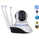 câmera iP robô 3 antenas wifi visão noturna full HD 360º microfone áudio babá eletrônica robozinho sem fio app yoosee