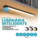 Kit 20cm-60cm Smart Luminária Inteligente Led Barra Difusa Recarregável USB Sensor Movimento Sem Fio