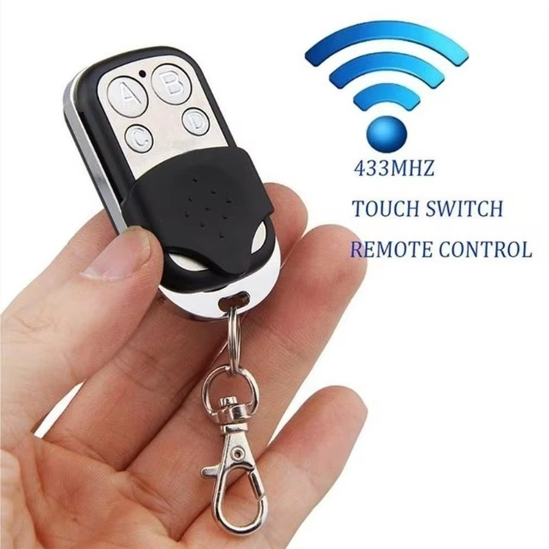 Controle Remoto Universal para Portão Elétrico Eletrônico Garagem com Chaveiro 433mhz 4 Botões