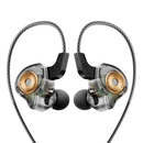 QKZ AK6 fone de ouvido com fio e microfone cobre driver fone de ouvido esportivo hifi baixo estéreo no ouvido