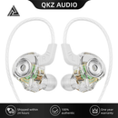 QKZ AK6 fone de ouvido com fio e microfone cobre driver fone de ouvido esportivo hifi baixo estéreo no ouvido
