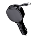 Carregador Veicular Retrátil 4 em 1 120W com LED
