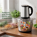 2L 3L Picador De Alimentos Moedor De Carne Mixer Elétrica Processador Cozinha Casa Alho - 110v- 220v