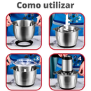 2L 3L Picador De Alimentos Moedor De Carne Mixer Elétrica Processador Cozinha Casa Alho - 110v- 220v