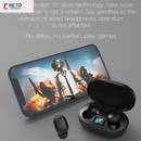 Fone De Ouvido Sem Fio E6s Bluetooth 5.0 Tws Com Tela LED Digital