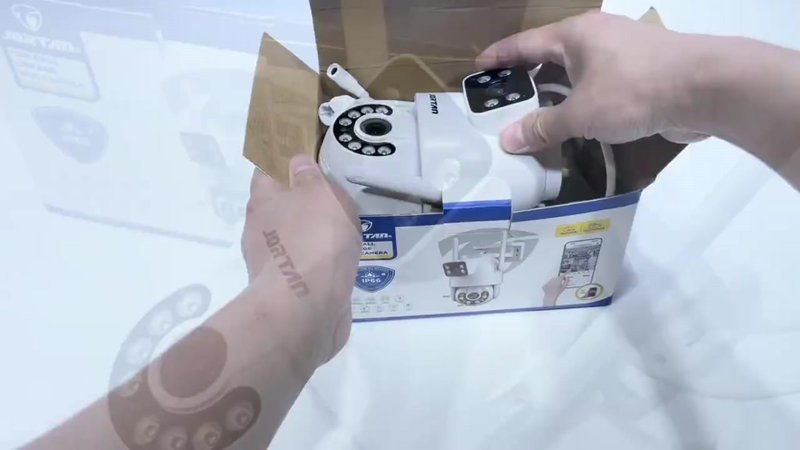 Câmera De Segurança a Prova de água Lente Dupla APP YOOSEE IP66 Camera IP WiFi 360