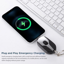 Carregador portátil para chaveiro | 1500mAh | Tipo C/Lightning