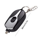 Carregador portátil para chaveiro | 1500mAh | Tipo C/Lightning