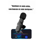 Microfone de Lapela Sem Fio Vlog Tipo C MING