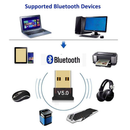 Adaptador Bluetooth 5.0 USB Transmissor Áudio Sem Fio para Notebook e Carros