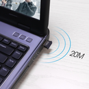 Adaptador Bluetooth 5.0 USB Transmissor Áudio Sem Fio para Notebook e Carros