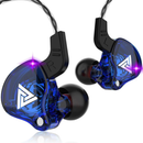 QKZ AK6 fone de ouvido com fio e microfone cobre driver fone de ouvido esportivo hifi baixo estéreo no ouvido