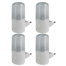 Luminária 1 2 3 ou 4 Unidades Abajur Luz Noturno Led Tomada Bivolt