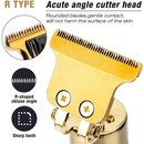 Máquina De Cortar Cabelo Para Barba Masculina Designer Aleatório Elétrico Profissional