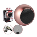 Mini Caixinha De Som De Metal Bluetooth Amplificada de 3W Potente