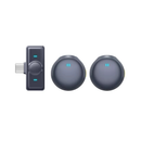 Microfone De Lapela Com Cancelamento De Ruído Magnético Sem Fio Para iPhone Android Type-c Gravação De Vídeo/TikTok/Vlog