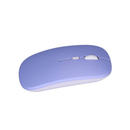 Mouse sem fio dual band receptor nano 2,4ghz / Bluetooth RGB recarregável MS-S350L