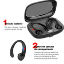 OWS-15 Fones De Ouvido Sem Fio Bluetooth Fone Com Microfones Alta Fidelidade Som Estéreo Toque Inteligente Esportes