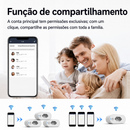 Tomada Inteligente 16A WiFi para Casa Escritório Controle Remoto Timer Economia de Energia