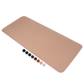 MousePad Grande Rosa Desk Pad Couro Gamer Office