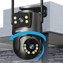Câmera De Segurança a Prova de água Lente Dupla APP YOOSEE IP66 Camera IP WiFi 360