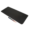 MousePad Grande Rosa Desk Pad Couro Gamer Office