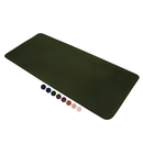 MousePad Grande Rosa Desk Pad Couro Gamer Office