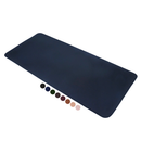 MousePad Grande Rosa Desk Pad Couro Gamer Office